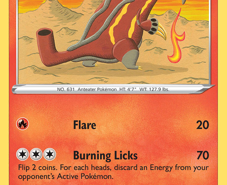 Heatmor Pokemon Kaart