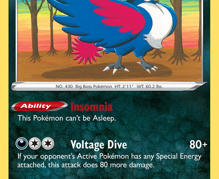 Honchkrow Pokemon Kaart