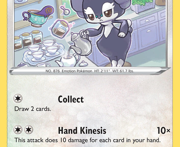 Indeedee Pokemon Kaart
