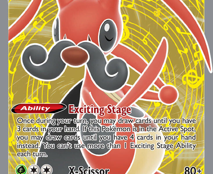 Kricketune V Pokemon Kaart