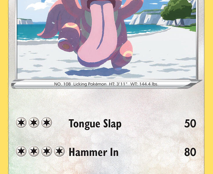Lickitung Pokemon Kaart