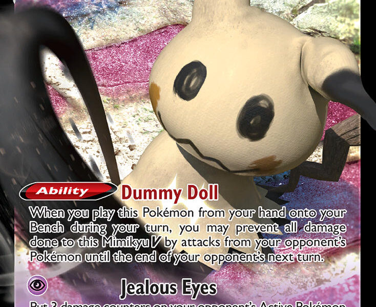 Mimikyu V Pokemon Kaart