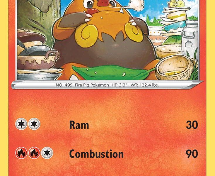 Pignite Pokemon Kaart