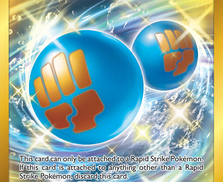 Rapid Strike Energy Pokemon Kaart