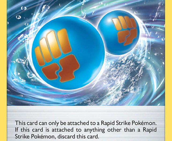Rapid Strike Energy Pokemon Kaart