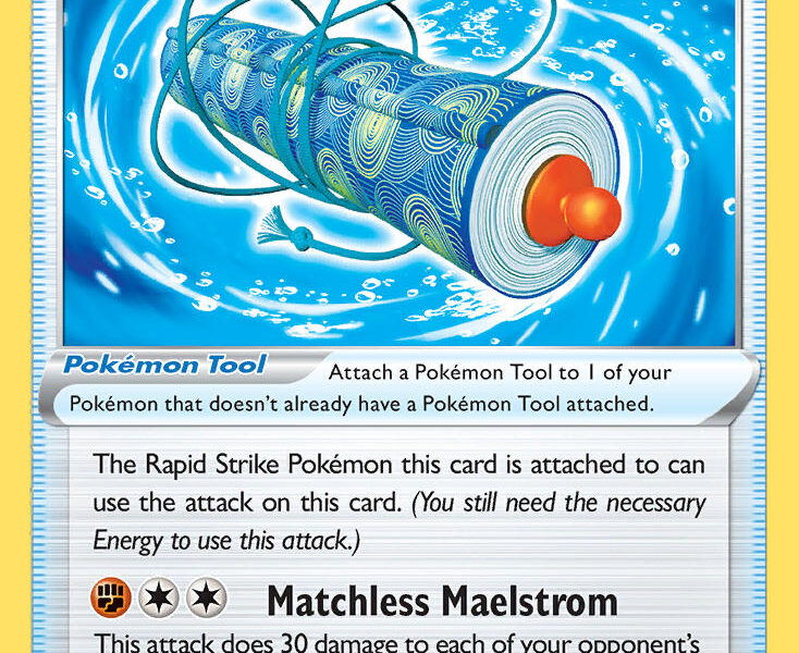 Rapid Strike Scroll of Swirls Pokemon Kaart