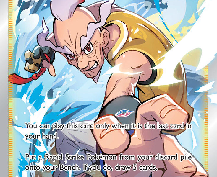 Rapid Strike Style Mustard Pokemon Kaart