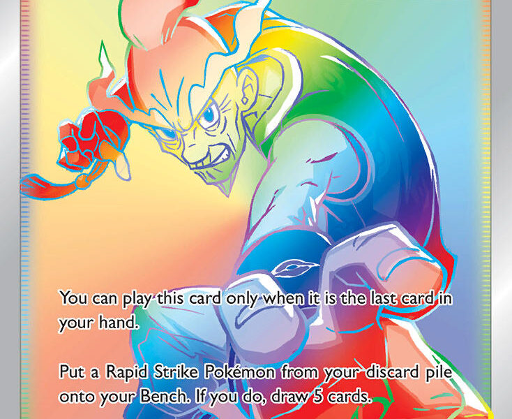 Rapid Strike Style Mustard Pokemon Kaart