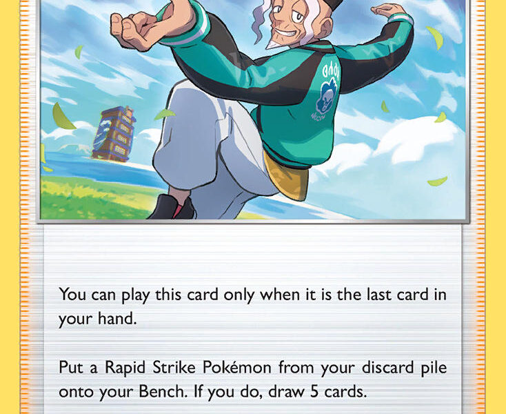 Rapid Strike Style Mustard Pokemon Kaart