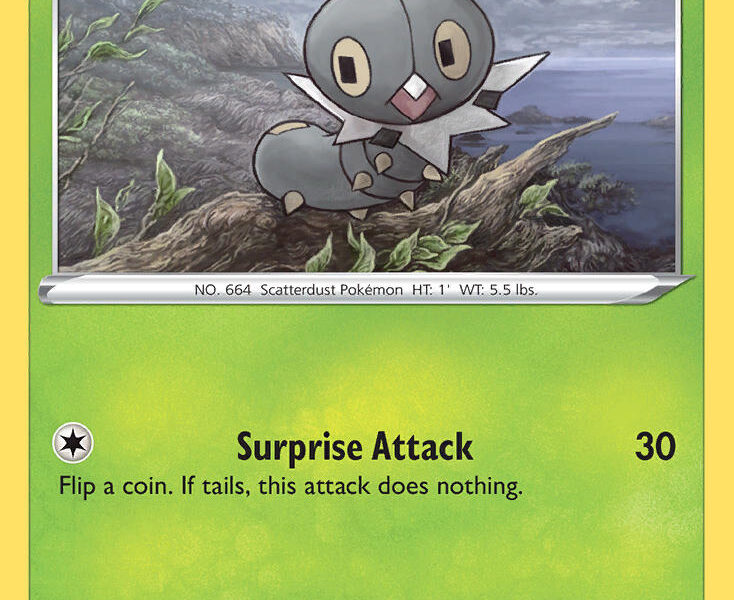 Scatterbug Pokemon Kaart