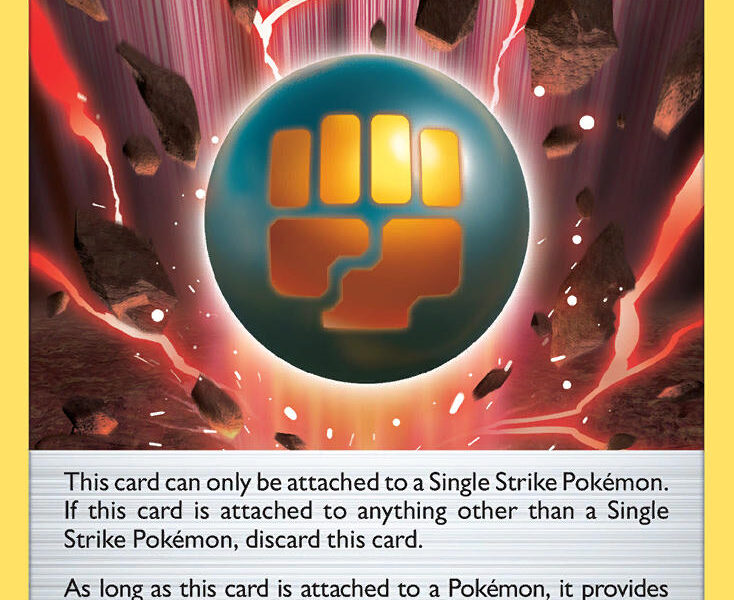 Single Strike Energy Pokemon Kaart