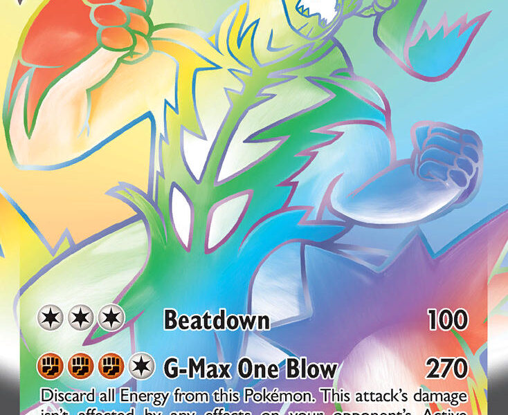 Single Strike Urshifu VMAX Pokemon Kaart