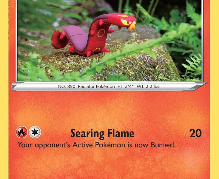Sizzlipede Pokemon Kaart