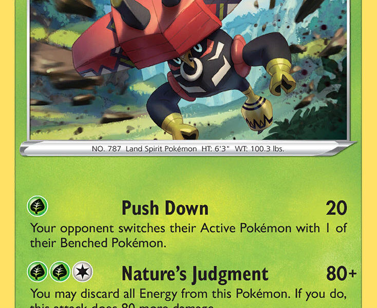 Tapu Bulu Pokemon Kaart