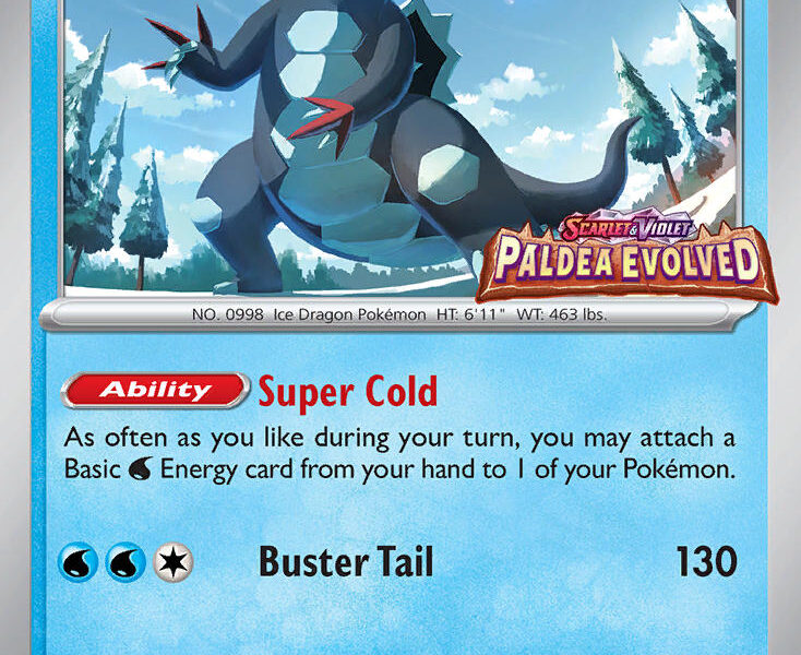 Baxcalibur Pokemon Kaart