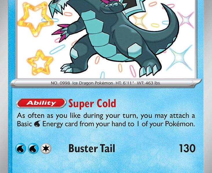 Baxcalibur Pokemon Kaart