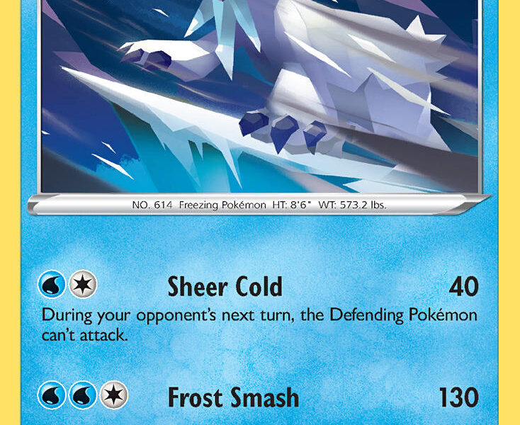 Beartic Pokemon Kaart