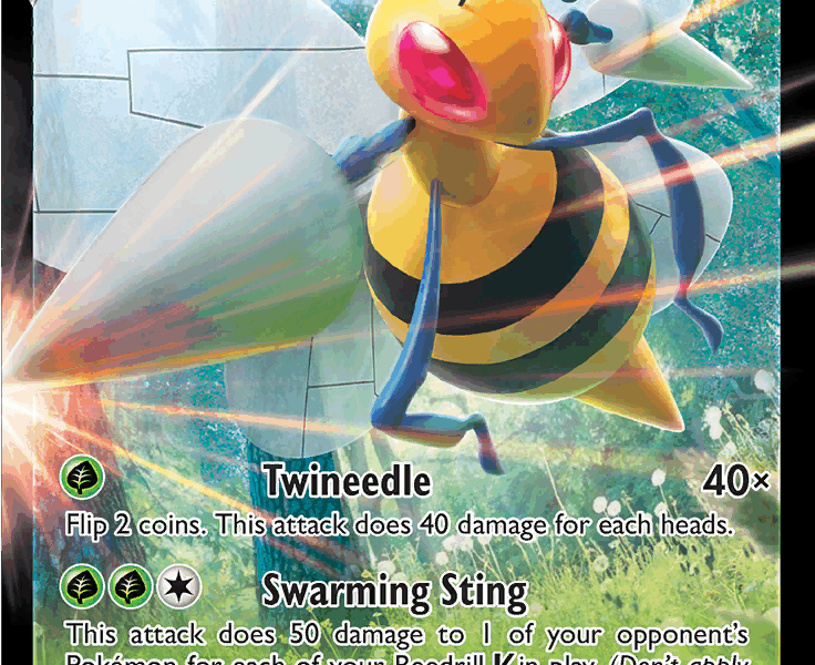 Beedrill V Pokemon Kaart