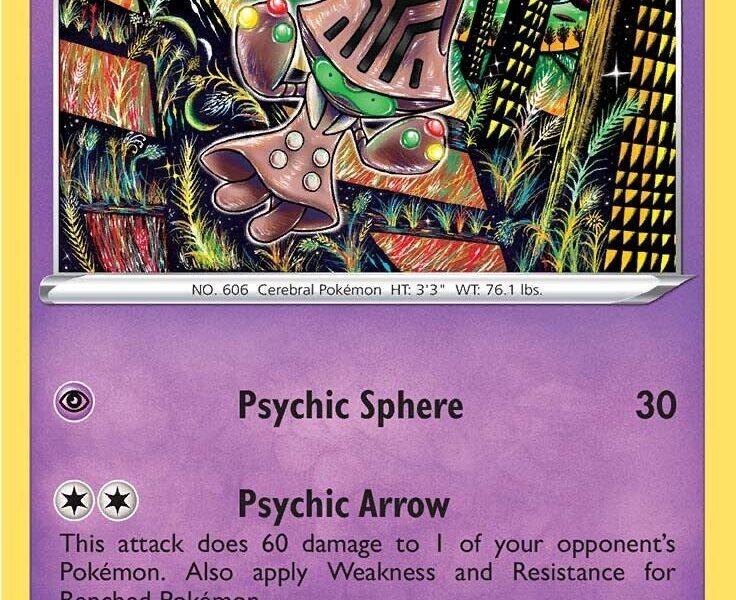 Beheeyem Pokemon Kaart