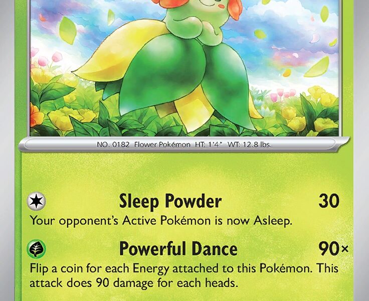Bellossom Pokemon Kaart