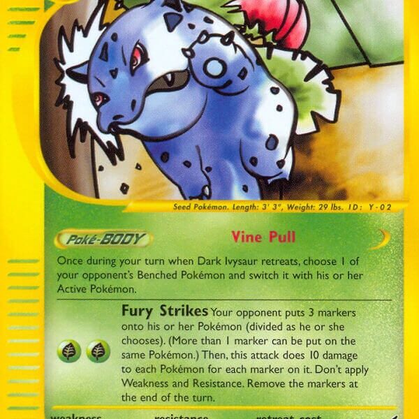 Dark Ivysaur Pokemon Kaart