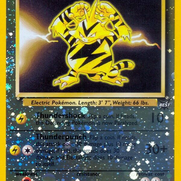 Electabuzz Pokemon Kaart