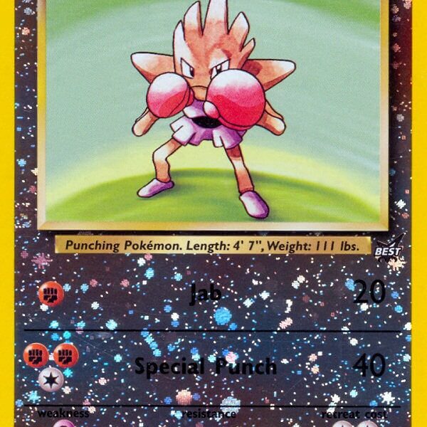 Hitmonchan Pokemon Kaart