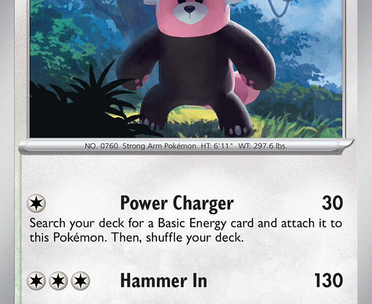 Bewear Pokemon Kaart
