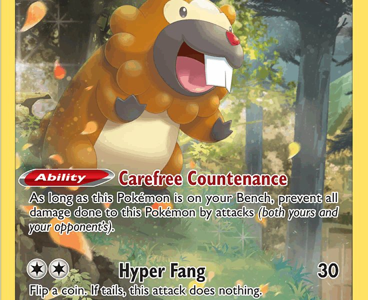 Bidoof Pokemon Kaart