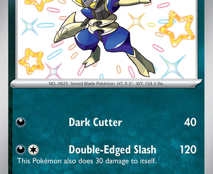 Bisharp Pokemon Kaart