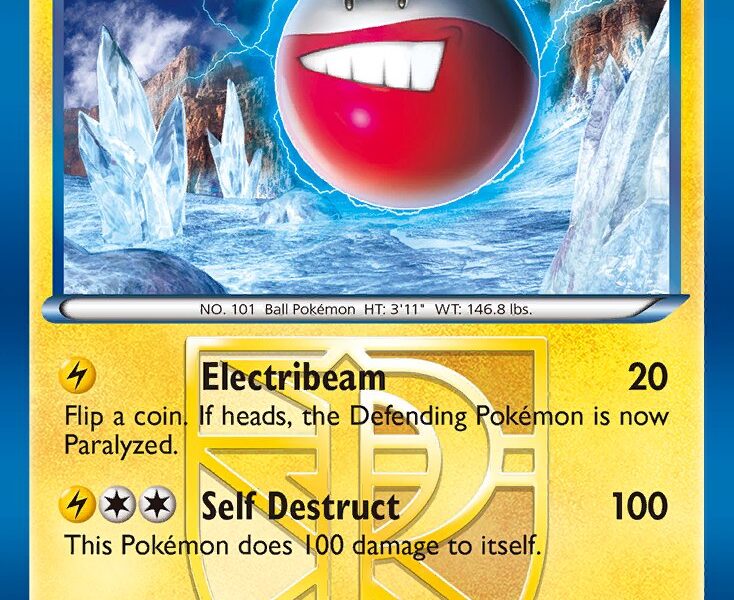 Electrode Pokemon Kaart