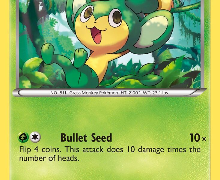 Pansage Pokemon Kaart