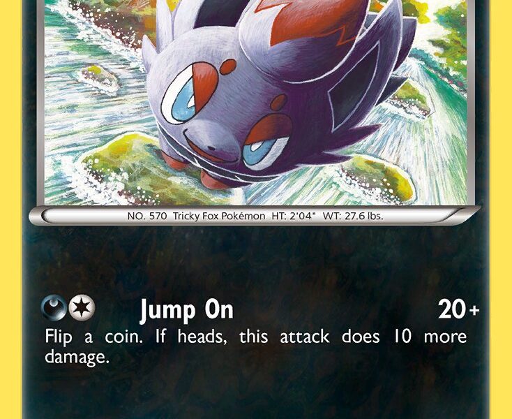 Zorua Pokemon Kaart