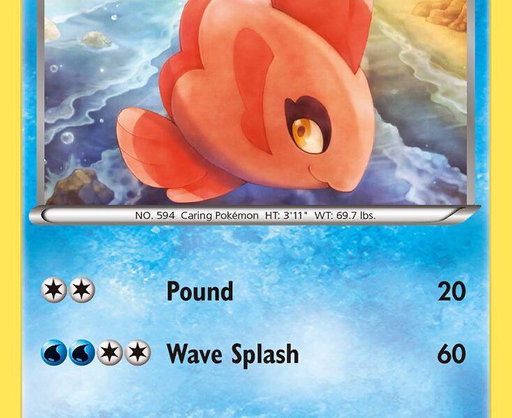 Alomomola Pokemon Kaart