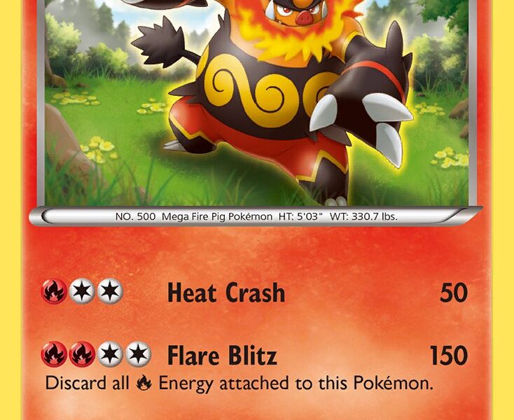 Emboar Pokemon Kaart