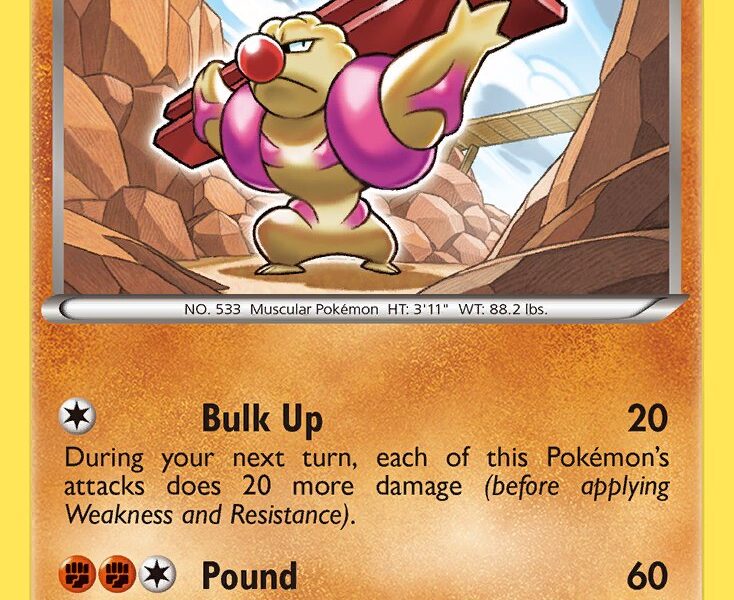 Gurdurr Pokemon Kaart