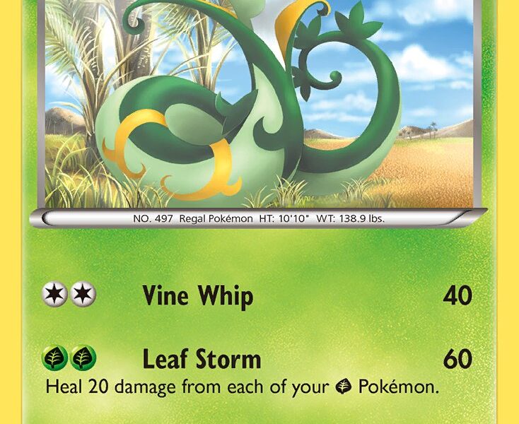 Serperior Pokemon Kaart