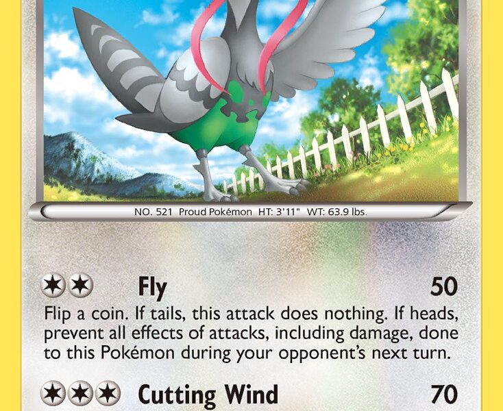 Unfezant Pokemon Kaart