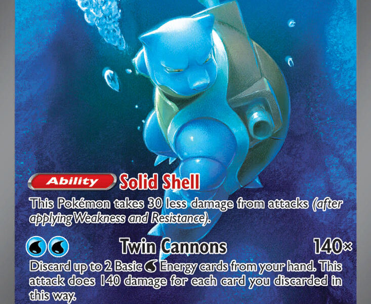 Blastoise ex Pokemon Kaart