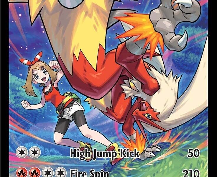 Blaziken V Pokemon Kaart