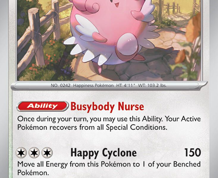 Blissey Pokemon Kaart