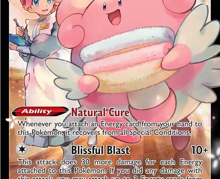 Blissey V Pokemon Kaart