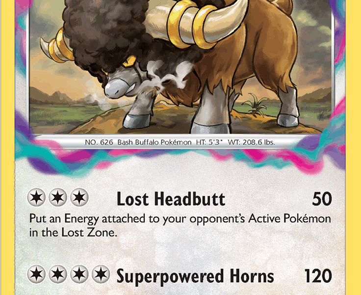 Bouffalant Pokemon Kaart
