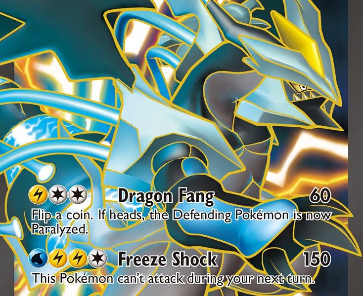 Black Kyurem-EX Pokemon Kaart