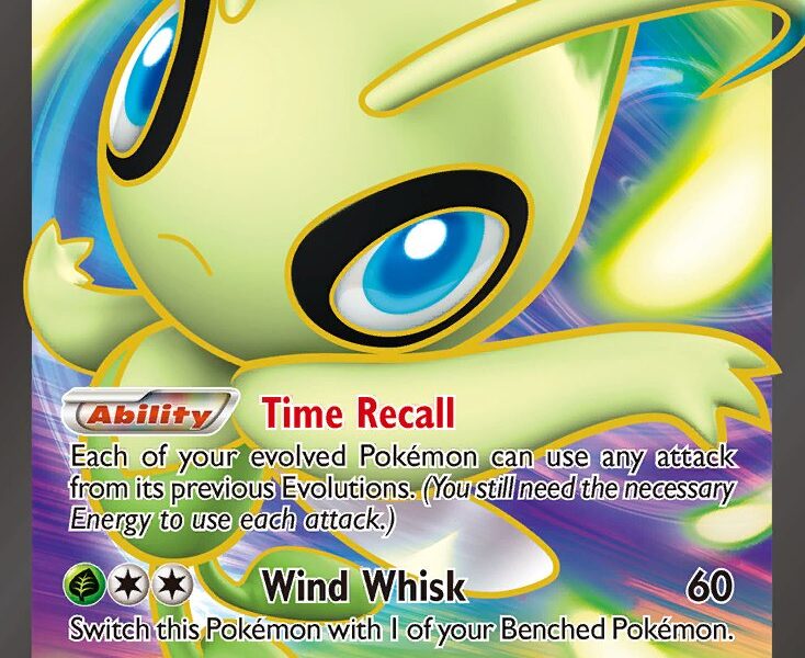 Celebi-EX Pokemon Kaart