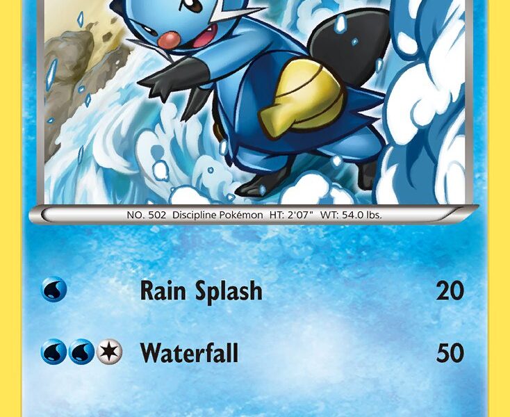 Dewott Pokemon Kaart