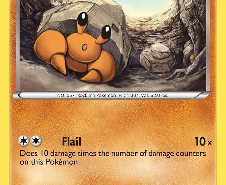 Dwebble Pokemon Kaart