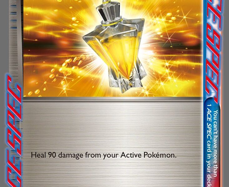 Gold Potion Pokemon Kaart