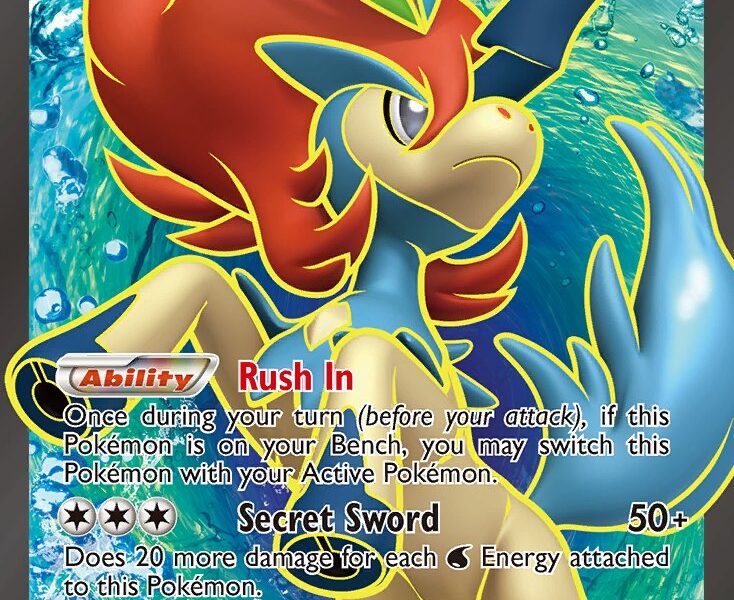 Keldeo-EX Pokemon Kaart