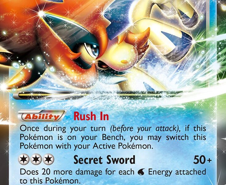 Keldeo-EX Pokemon Kaart